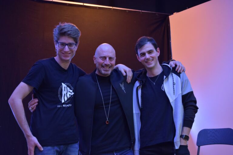Chry e Franz con Chicco Giuliani