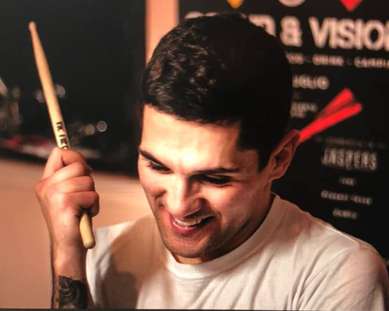 Fabrizio Lettieri batterista degli Humus